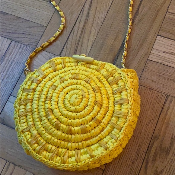 INC International Concepts Handbags - Cute straw circle bag